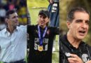 LigaPro registra 5 técnicos campeones: tres argentinos (Bustos, Zubeldía, Sánchez), un boliviano (Farías) y un portugués (Paiva).