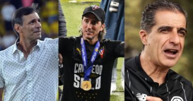 LigaPro registra 5 técnicos campeones: tres argentinos (Bustos, Zubeldía, Sánchez), un boliviano (Farías) y un portugués (Paiva).