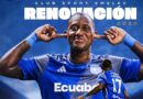 Jaime Ayoví continuará en Emelec hasta diciembre del 2025. El delantero, con pasado en México y Argentina, finalizaba contrato este 2024.