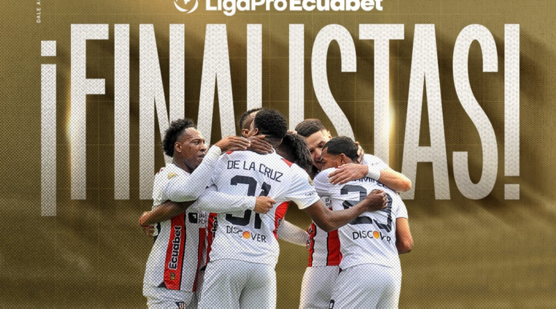 Liga de Quito celebró la clasificación a la final