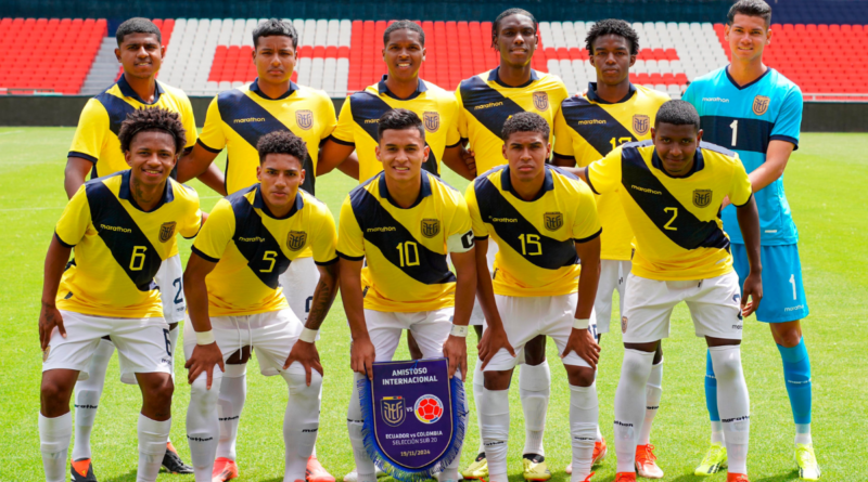 El grupo de Ecuador en el Sudamericano Sub-20