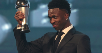 Vinicius Junior gana el premio The Best de la FIFA 2024