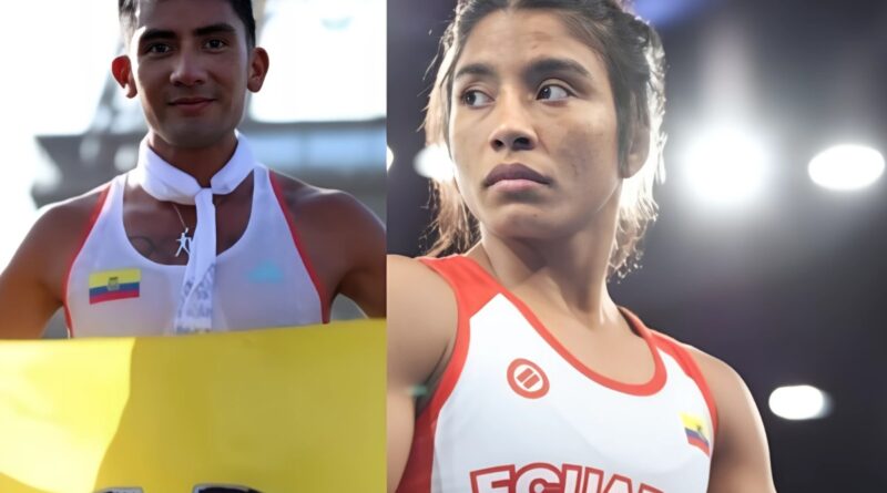 El Comité Olímpico Ecuatoriano organizó una 'Gala Olímpica' en la que premió a Daniel Pintado y Lucía Yépez, dos medallistas olímpicos.