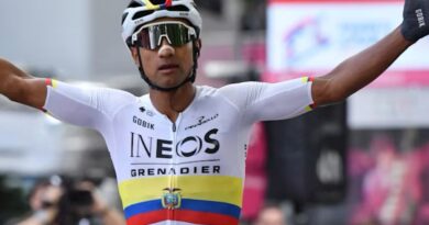 Jhonatan Narváez, ciclista ecuatoriano, disputará el Campeonato Nacional de Ruta en Ecuador, este 2 de febrero de 2025.