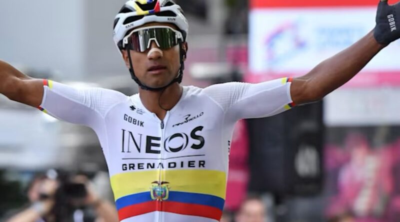 Jhonatan Narváez, ciclista ecuatoriano, disputará el Campeonato Nacional de Ruta en Ecuador, este 2 de febrero de 2025.