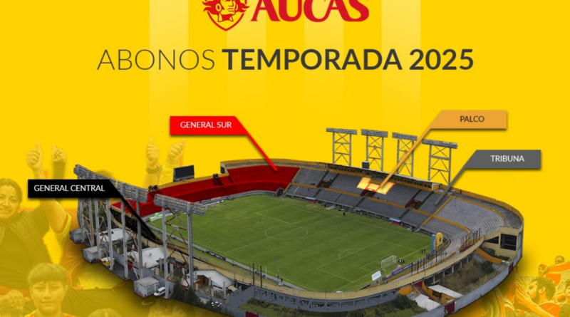 Aucas anuncia los precios para su abono 2025