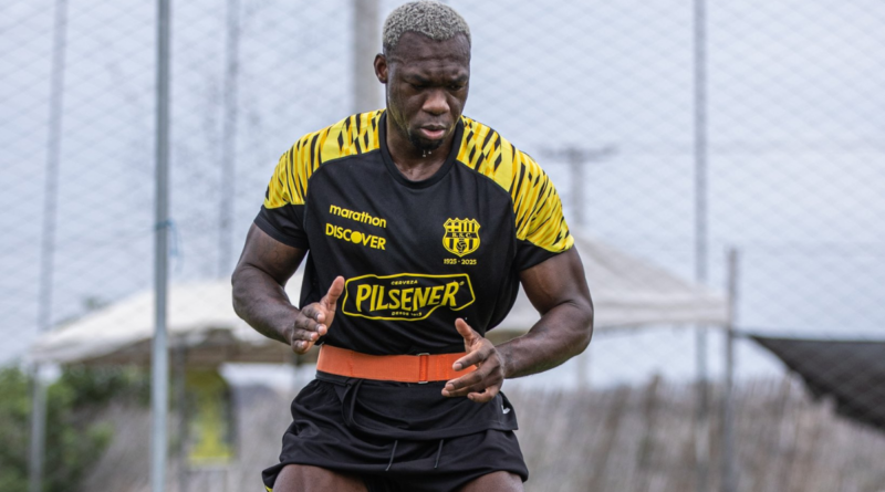 Felipe Caicedo realizó su primera práctica con Barcelona SC