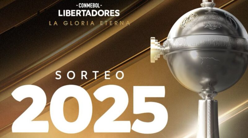 La Conmebol anunció que el sorteo de la fase de grupos de la Copa Libertadores se realizará el 17 de marzo de 2025.