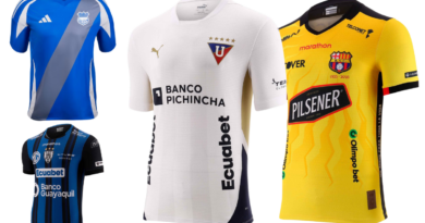 Las camisetas de los equipos para la LigaPro 2025