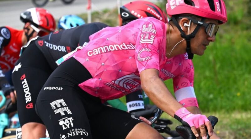 Richard Carapaz, del equipo EF Education – EasyPost, correrá en la Milano-Torino, este miércoles 19 de marzo.