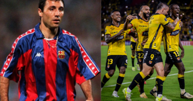 Hristo Stoichkov se encuentra en el estadio Monumental