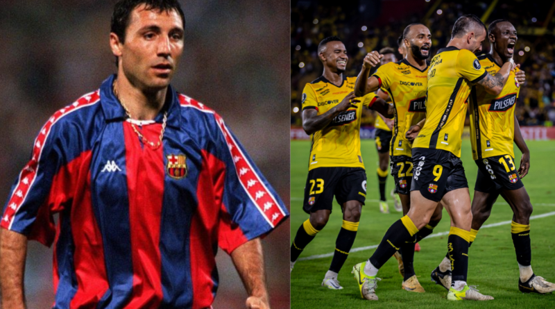 Hristo Stoichkov se encuentra en el estadio Monumental