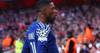 PSG, con gol de Ousmane Dembélé, se lleva la ventaja de Inglaterra.