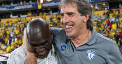 Guillermo Almada volvió a dirigir un partido en el estadio Monumental tras seis años y 18 días, pero esta vez como DT del Pachuca.