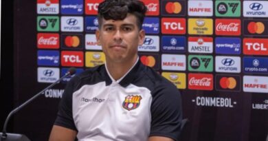 Xavier Arreaga quiere que el estadio Monumental Banco Pichincha esté repleto para enfrentar a River Plate, por la Libertadores.