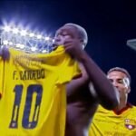 Felipe Caicedo, delantero de Barcelona SC, anotó su primer gol en la Copa Libertadores ante Independiente del Valle.