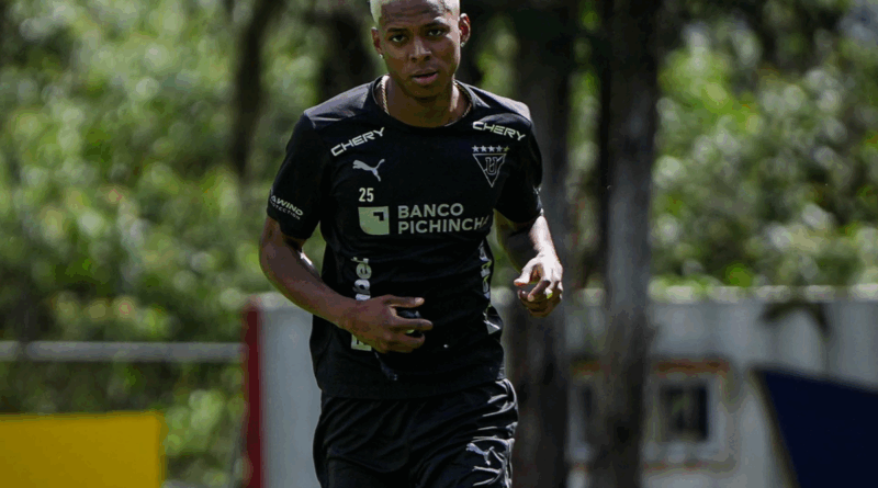 Nilson Angulo entrena en Liga de Quito; su futuro en Anderlecht es incierto, con interés de Celtic y Liverpool.