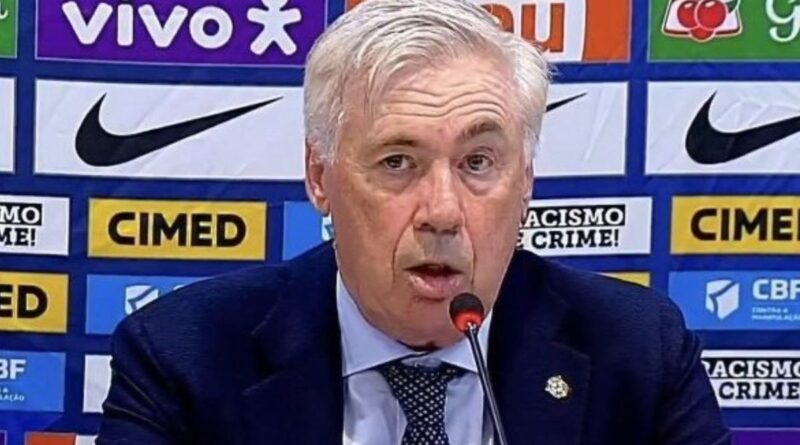 Carlo Ancelotti debutó oficialmente como seleccionador de Brasil con un empate sin goles ante Ecuador en Guayaquil.