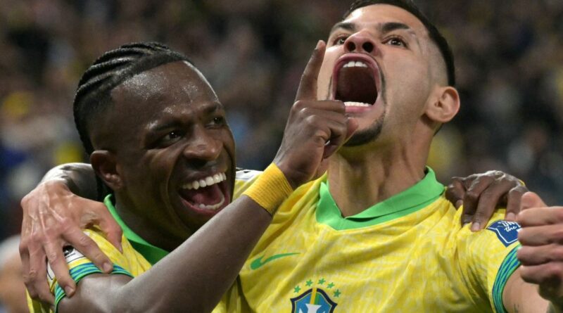 Brasil, con un gol de Vinícius Júnior, superó 1-0 a Paraguay y los dirigidos por Carlo Ancelotti clasifican al Mundial 2026.