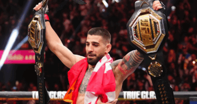 Ilia Topuria noqueó a Oliveira y es campeón de peso ligero en la UFC