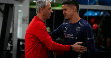 Álex Arce se pierde el partido ante Barcelona SC por lesión