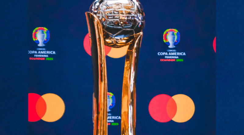 El trofeo de la Copa América Femenina ya está en Ecuador