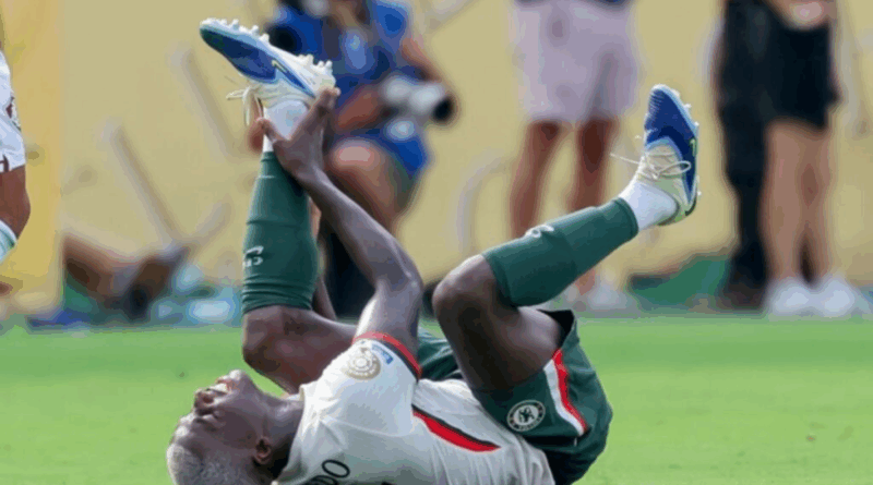 Así fue el momento de la lesión de Moisés Caicedo