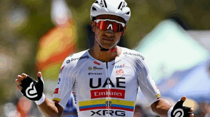 Jhonatan Narváez destaca en la cuarta etapa del Tour de Francia 2025
