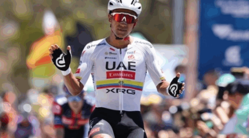 Jhonatan Narváez destaca en el Tour de Francia