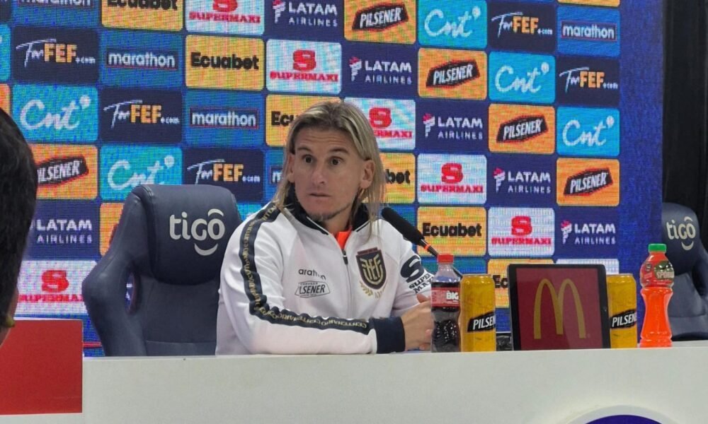 Sebastián Beccacece es entrenador de Ecuador. Foto: La Tri