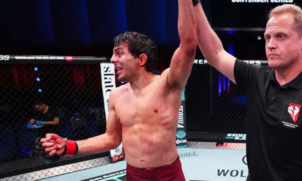 Adrián Luna Martinetti peleó este 25 de abril en Las Vegas. Foto: UFC