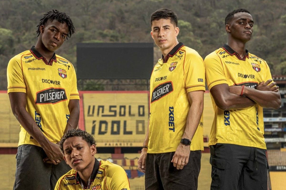 Barcelona SC presenta sus nuevas camisetas para el 2026