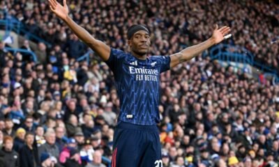 Madueke hizo dos centros en el triunfo del Arsenal ante el Leeds, este 31 de enero del 2026.