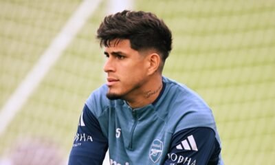 Piero Hincapié sale de titular en el aprtido del Arsenal contra el Leeds. Foto: Arsenal