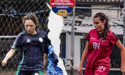 Los colegios Octavio Cordero, de Cuenca, y Americano, de Quito, se enfrentan en la Sub-15 femenino de la Copa Marathon. Foto: Marathon