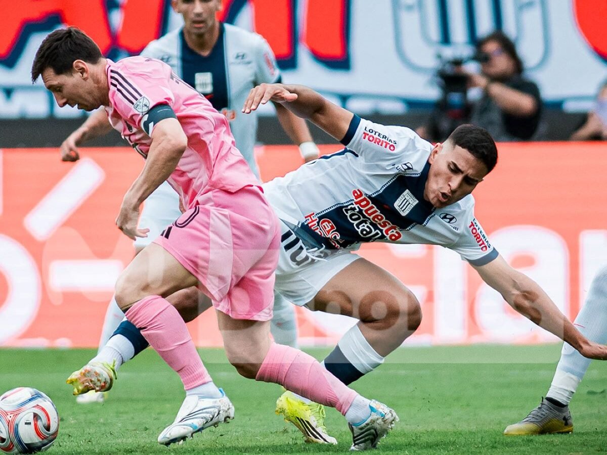 Lionbel Messi y el Inter Miami jugaron en Lima, con el Alianza. Foto: Alianza Lima