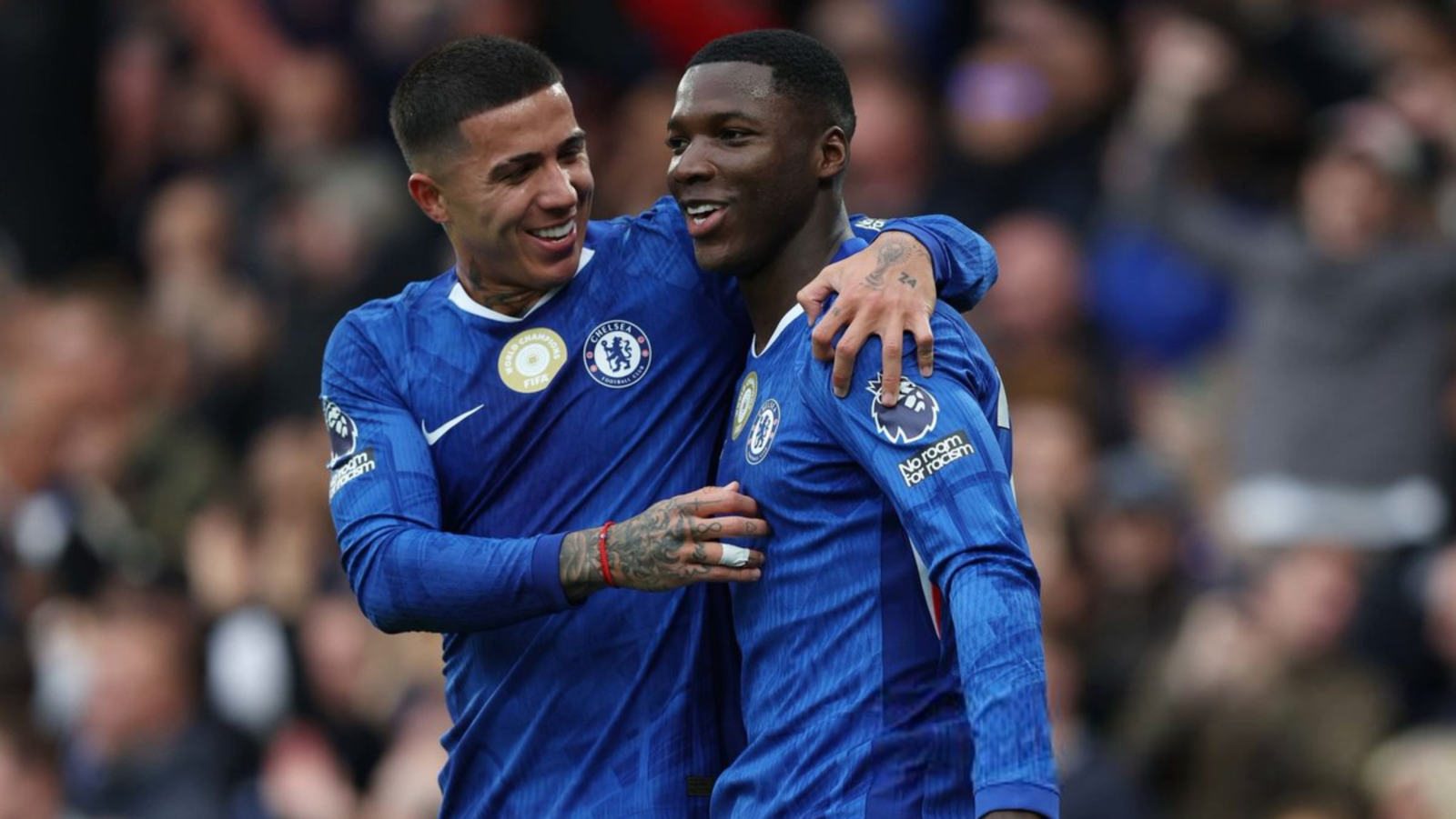 Enzo Fernández: “Me gusta jugar con Moisés Caicedo, es una bestia”