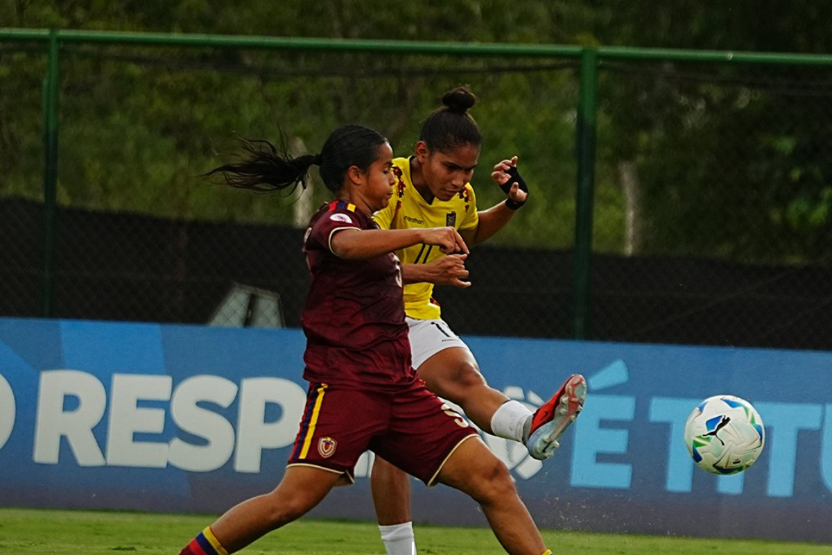 La Sub-20 femenina de Ecuador empata ante Venezuela