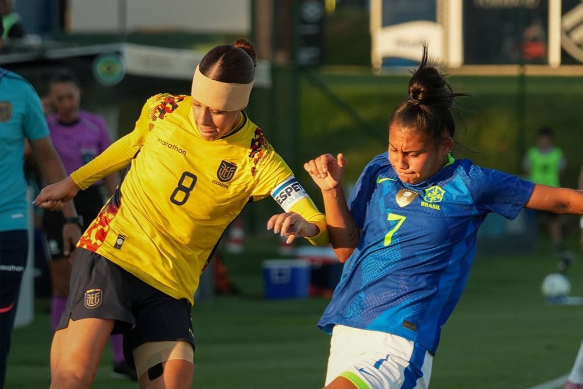 La Sub-20 Femenina de Ecuador consigue un importante empate ante Brasil