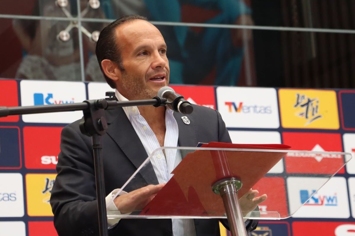 Francisco Egas se postula para otro periodo de presidente en la FEF. Foto: API