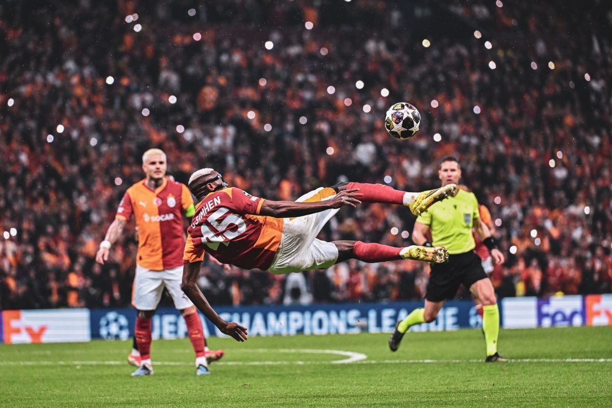 Galatasaray goleó al Juventus en Estambul, este 17 de febrero del 2026.