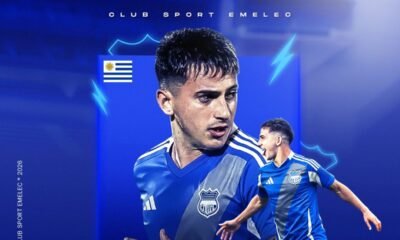 Gonzalo Nápoli fue anunciado como refuerzo de Emelec, pero aún no puede ser inscrito. Foto: Emelec