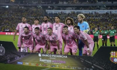 Inter Miami jugó ante Barcelona SC, el 7 de febrero del 2026 en Guayaquil. Foto: API