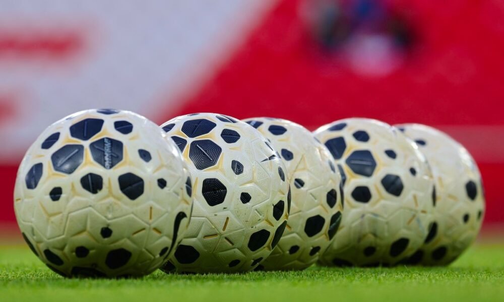 Los balones oficiales de la LigaPro 2026. Foto: API