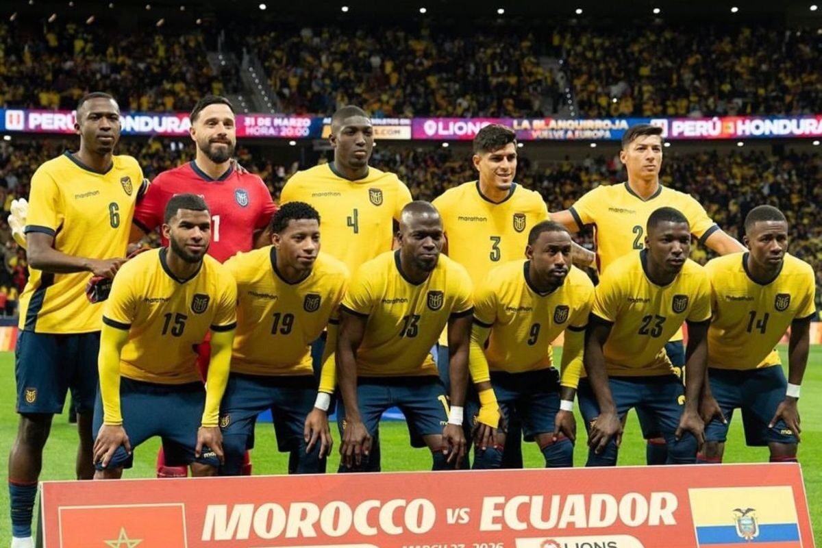 Ecuador jugó contra Marruecos, el 28 de marzo en Madrid. Foto: La Tri
