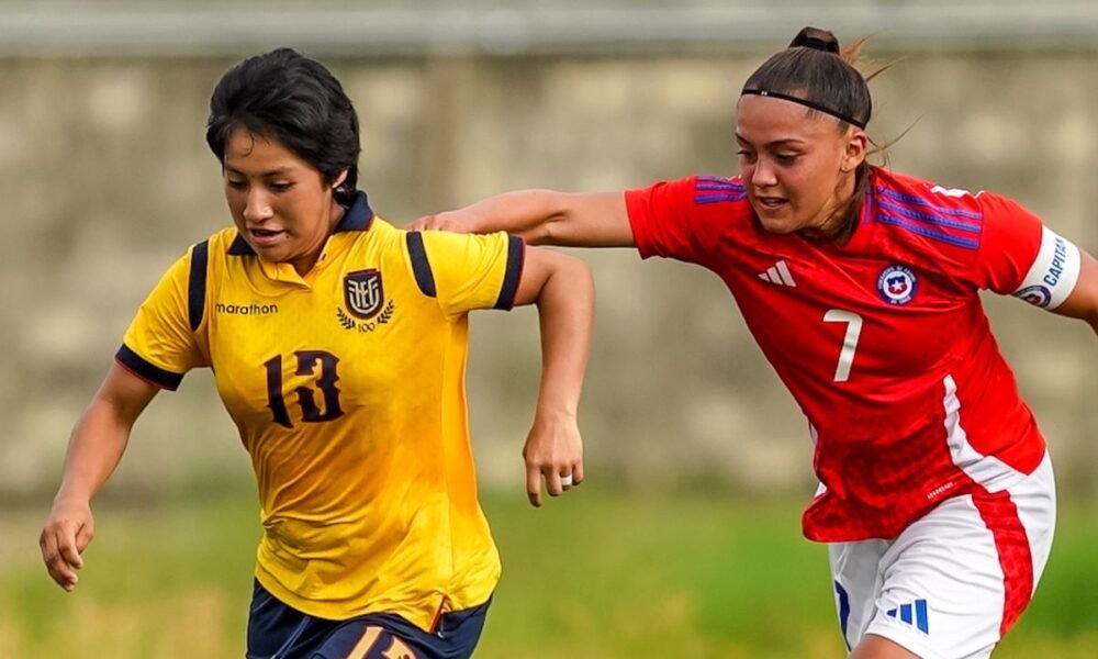 La Sub-17 femenina de Ecuador vence a Chile en un amistoso