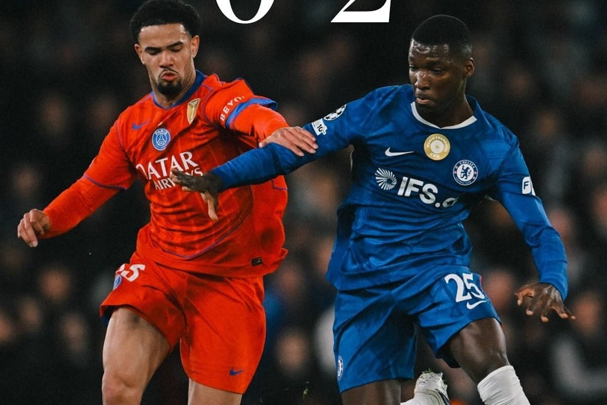 Moisés Caicedo en el partido del Chelsea ante PSG, el 17 de marzo de 2026. Foto: Champions League