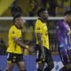 El plantel de Barcelona SC se retira del estadio Monumental tras caer ante U. Católica. Foto: API