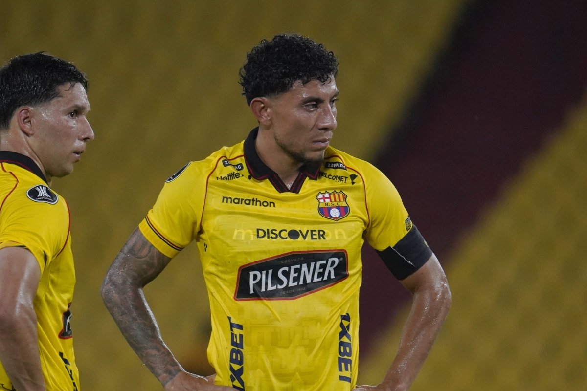 Joao Rojas disputa la Copa Libertadores con Barcelona SC. Foto: API