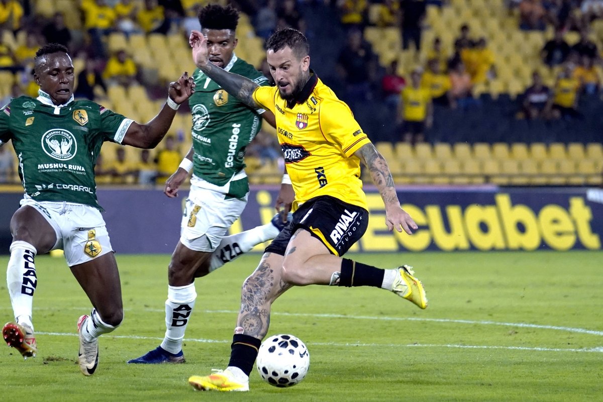 Darío Benedetto se enfrenta a Mushuc Runa el 22 de abril de 2026, por la fecha 10 de la LigaPro. Foto: API